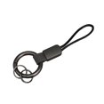 thumbnail image 4 of Esquirla Car Key Fob Keychain Holder Key Rings Pendant Adults Bag Rope Keychain Strap Gray, 4 of 8