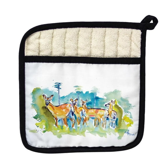Betsy Drake PT669 Deer Herd Pot Holder