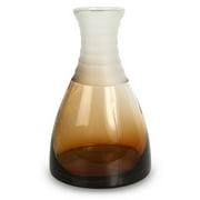 Amber Glass Vase