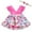 Pink, variant on JUoaLXG Baby Girls Casual Dresses Summer Sleeveless Floral Print Crawl Suit Headband 3 To 27 Months Dress Activewear,Pink,18-24 Months