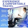 thumbnail image 7 of Basic Concepts Airplane Foot Hammock, Memory Foam Airplane Accessories, Plane Foot Rest, 4 Pack, 7 of 7