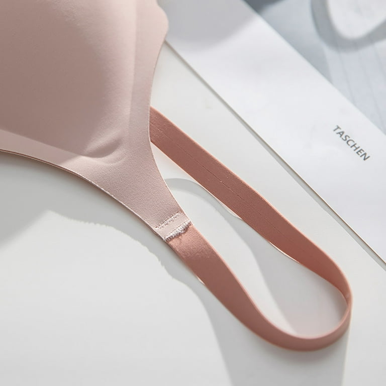 Aoujea Pure Comfort Wireless Women's Bra Underwear Fixed Shoulder Strap  Daily Comfort Bra Underwear Bra For Women Girls 