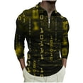 thumbnail image 1 of Hombres Sudaderas de Suéter Solapa Rayas Cremallera de Manga Corta Superior, Deportes Casual para el Uso Al Aire Libre, 1 of 5