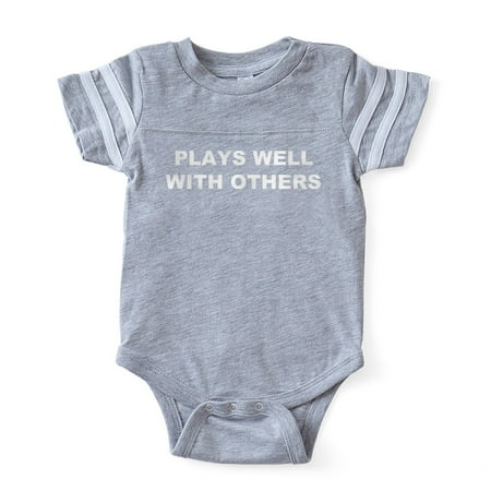 

CafePress - Playswell - Cute Infant Baby Football Bodysuit