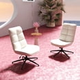 thumbnail image 2 of HOMYLIN Reclinadoras Sillon Individual, Sillas de Exterior Estilo Minimalista Patas de Metal Silla de Comedor Silla giratoria sofá Individual para Patio Cafe Chatear, Beige, 2 of 6