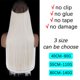 thumbnail image 3 of AZQUEEN-extensión de cabello sintético largo y recto sin Clip, postizo de una pieza, línea ajustable Natural, para mujer, 3 of 4