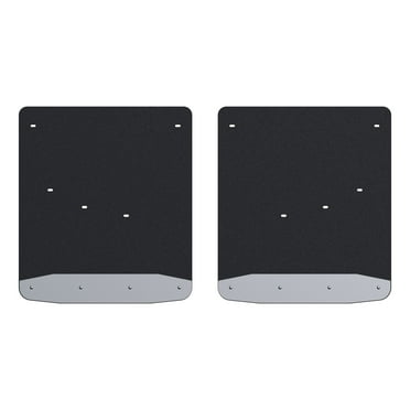 Textured Rubber Mud Guards - Rear Dually 23" Fits select: 2020-2023 CHEVROLET SILVERADO, 2020-2023 GMC SIERRA
