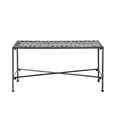 thumbnail image 2 of Silver Tone Black Iron - Pair with Current Chairs - Outdoor Game Day - Add Table Utility, 2 of 7
