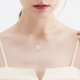 thumbnail image 2 of 2 colgantes de plata de ley 925 con 5 garras, engastes de platino, oro y oro rosa para collar., 2 of 9