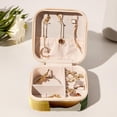 thumbnail image 6 of Thanksgiving Pear Travel Portable Square Jewelry Box with Necklace Organizer, Earring Organizer, and Display Case - Ideal for Rings, Earrings, Necklaces, Bracelets, and More, 6 of 6