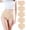 Beige, variant on Women's Camisoles & Tanks Women'S Cotton High Waisted Underwear 5 Pack - Breathable Bikini Panties,White Women's Panties L