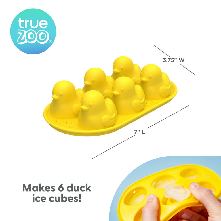 True Zoo Quack The Ice Duck Ice Cube Tray, Novelty Animal Ice Mold, Large  Ice Cube Mold, Makes 6 Ice Cubes, Duck Ice Tray, Yellow, Set Of 1 : Target