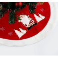 thumbnail image 3 of Falda de árbol de Navidad redonda Cubierta de árbol de Navidad Cubierta de árbol de Navidad Protección de agujas de árbol de Navidad Rojo/blanco, 3 of 5