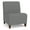 Gray, variant on Siena Reception Armless Oversize Guest Chair / Walnut Wood Legs / Navy Blue