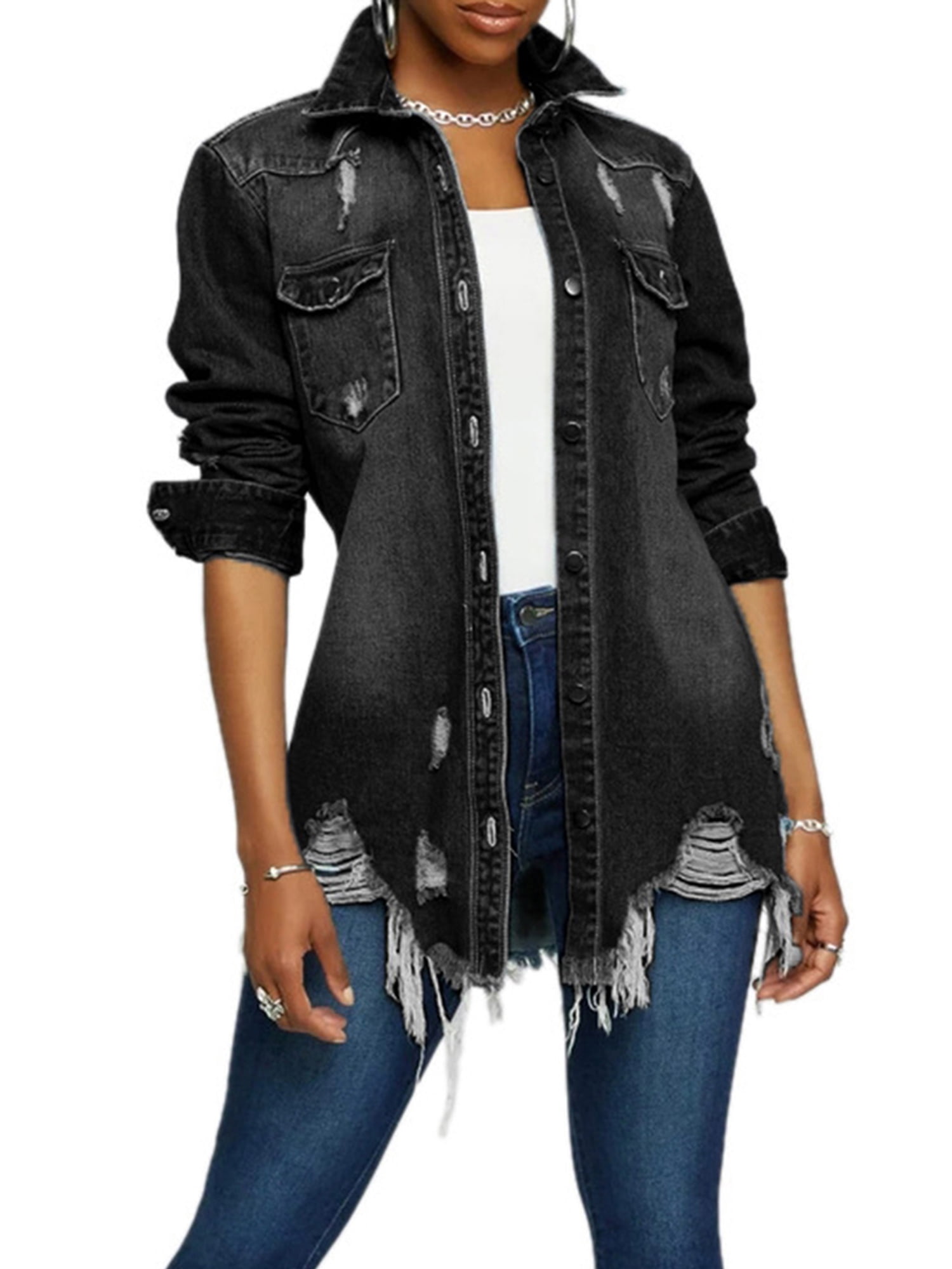 walmart womens denim jacket