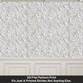 thumbnail image 4 of 1 piece, self-adhesive and removable wallpaper wall sticker, 2D flat French retro leaf pattern PVC wallpaper, can be spliced, home background wall decoration wallpaper, suitable for kitchen, living r, 4 of 10