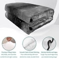 thumbnail image 4 of Twin XL Quilt Set 68''x98'', Gray Lightweight Bedspread Coverlet Set with 2 Pillow Shams, Retro Oil Painting Modern Abstract Art Breathable All Season Quilt Bedding for Dorm/Guest Room, 4 of 9