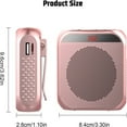 thumbnail image 2 of CHOK Portable Voice Amplifier Rechargeable Voice Speaker Headset  Black, 2 of 5