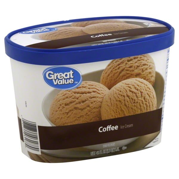 Great Value Coffee Ice Cream, 48 fl oz