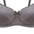 thumbnail image 3 of Sawvnm Women Bras Women's Solid-color Bra Thin Steel Ring On The Support To Sagging Gathered B Cup Underwear Daily Bra, 3 of 4