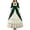 Green, variant on Hurxie Victorian Dress Women Renaissance Gowns Edwardian Costume Vintage 1800s Dress