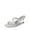 SILVER-RHINESTONE, variant on Women's Rhinestone Strappy Heels Square Open Toe Slip On Low Slide Heeled Sandals for Daily Party Wedding Dress Shoes
