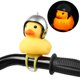 thumbnail image 3 of Motocicleta lindo patito amarillo con casco bicicleta de montaña decoración de bicicleta A, 3 of 10