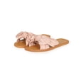 thumbnail image 5 of Women's Shoes Pleated Chiffon Bow Vamp Slide Sandal 20625, 5 of 6