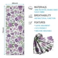 thumbnail image 2 of Pioneer Flower Floral Print Pattern Hot Yoga Mat Towel Non Slip for Hot Yoga - Quick-Drying Yoga Mat Cover with 4 Corner Pockets with Travel Bag - Hot Yoga Towel Non Slip 70"x26", 2 of 6