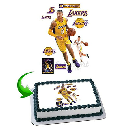 Kyle Kuzma Edible Image Cake Topper Icing Sugar Paper A4 Sheet Edible Frosting Photo Cake 1/4 ~ Best Edible Image for