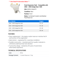 thumbnail image 2 of Front Expansion Tank - Compatible with 2002 - 2005 Dodge Ram 1500 2003 2004, 2 of 2
