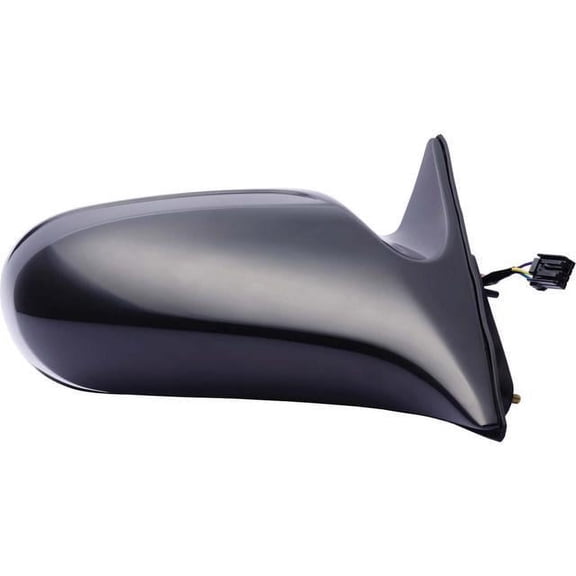 66571M - Fit System Passenger Side Mirror for 98-99 Mazda 626 black PTM, foldaway, Power