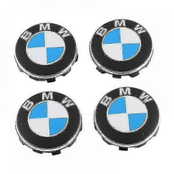 4-piece Car Wheel Cover, Bm-w 56mm Wheels, Center Wheel Cover Rim Logo Blue And White Rim Badge