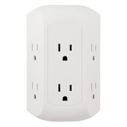 Presto Plug Outlet Extender, 2 USB Ports, 2 AC Outlets, 4ft Cord Small ...