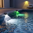 thumbnail image 6 of Solar Poolside Lights 4 Pack, Outdoor Waterproof Wireless LED Ambient Lighting for Swimming Pool Decorations Accessories Stuff,RGB Night Light for Above Ground & Inground Pools Edge Decor, 6 of 6