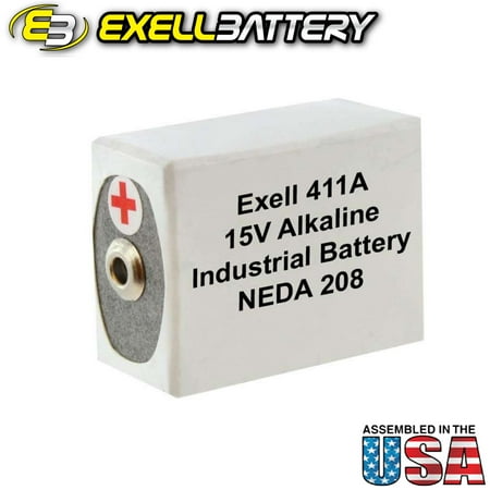 UPC 819891010193 product image for Exell 411A Alkaline 15V Battery NEDA 208 Replaces 10F20, BLR121, M121 USA SHIP | upcitemdb.com