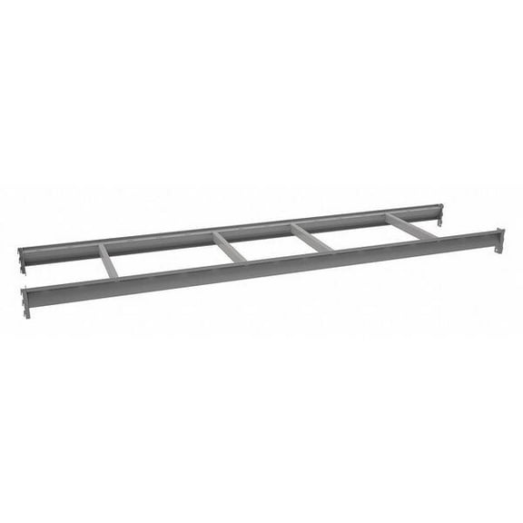 Tennsco Shelf, 24 in D, 96 in W, Industrial Gray BPB-96-24