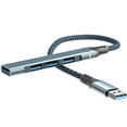 thumbnail image 1 of 4 Port USB 3.0 Hub USB Splitter Adapter Data Expander for Laptop, 1 of 8