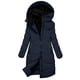 thumbnail image 1 of Parkas de manga larga de invierno para mujer, chaqueta de plumón alargada y gruesa de longitud media, abrigo para mujer, 1 of 8
