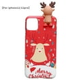 thumbnail image 1 of fastboy Christmas Mobile Phone Case Snowflake Santa Claus TPU Protective Cover, Replacement for iPhone 12/12 Pro, Type 6, 1 of 6