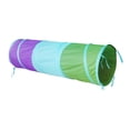 thumbnail image 4 of Túnel de juegos infantil, casita de juegos portátil, fácil de montar, plegable, para bebés que gatean. 15m Violeta Verde, 4 of 9