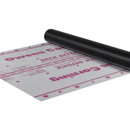 Owens Corning Deck Defense Synthetic Underlayment 4' X 250' - single (Best Synthetic Roof Underlayment)