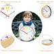 thumbnail image 4 of Reloj de pared de aprendizaje para niños de 30 cm, silencioso, sin tictac, funciona con pilas, decorativo, colorido y fácil de leer, 4 of 4