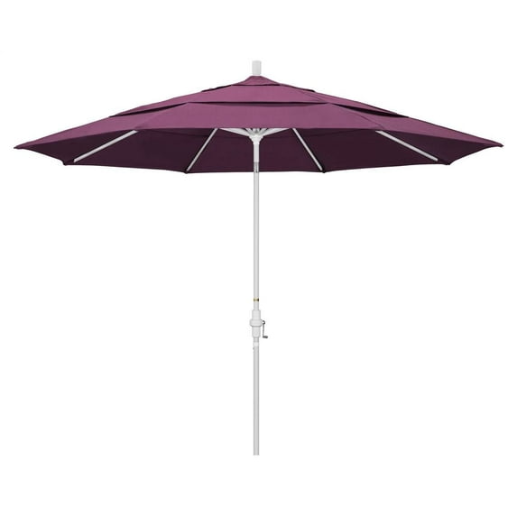 11 ft. Patio Umbrella in Iris Fabric