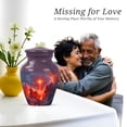 thumbnail image 7 of Cross Keepsake Cremation Urns For Human Ashes Adult Male - purple Mini Urn For Ashes For Women - Small Burial Urns For Adult Male - red Tiny Funeral Urn For Mom - 3 Inch, 7 of 7
