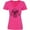 Hot Pink, variant on Inktastic Cancer Awareness Faith over Fear Women's V-Neck T-Shirt