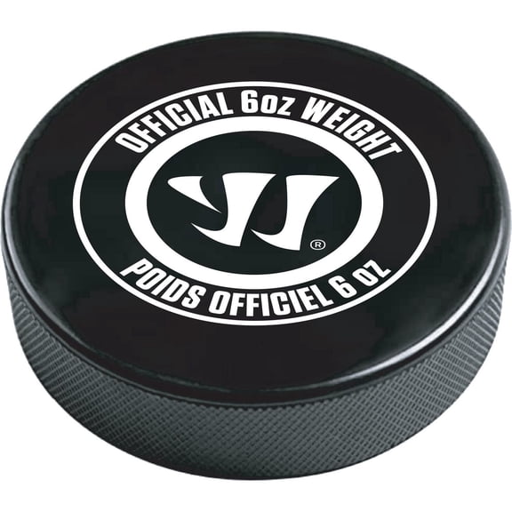 Warrior Rondelle de Hockey Caoutchouc Officielle 6 oz