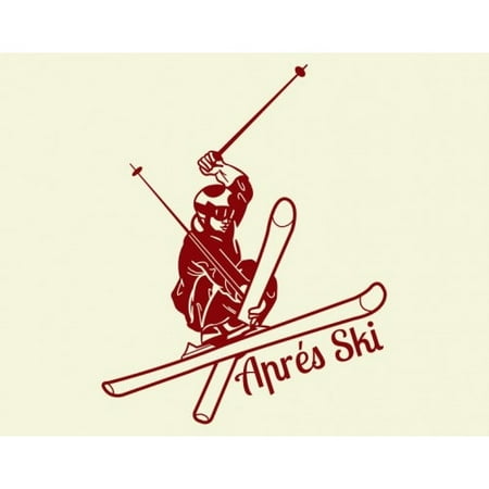 Modern Gold Machine - Style and Apply Apres Ski Wall Decal