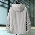 thumbnail image 4 of Vedolay Winter Jackets for Men Lightweight Open-Front Cardigan Blazer Jackets for Men Clothes Grey,XL, 4 of 4