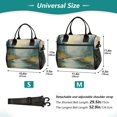 thumbnail image 2 of Medium Cooler Bag Lunch Bag Portable Meal Bag Work Meal Bag Outdoor Meal Bag Travel Meal Bag Picnic Meal Bag Going Out Meal Bag Beautiful Watercolor Forest, 2 of 6
